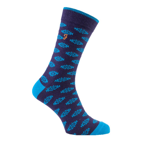 2 Pack Men's Retro Cotton Rich Luxury Formal Dress Socks