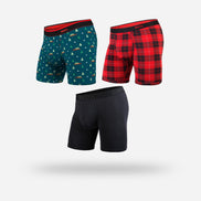 CLASSIC ICON BOXER BRIEF : HOME FOR THE HOLIDAYS 3 PACK