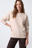 Beige Crew Neck Long Sleeve Jumper