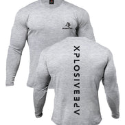 XAPE Futuristic Long Sleeve Tee - Sports Grey