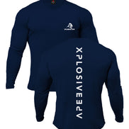 XAPE Futuristic Long Sleeve Tee - Navy