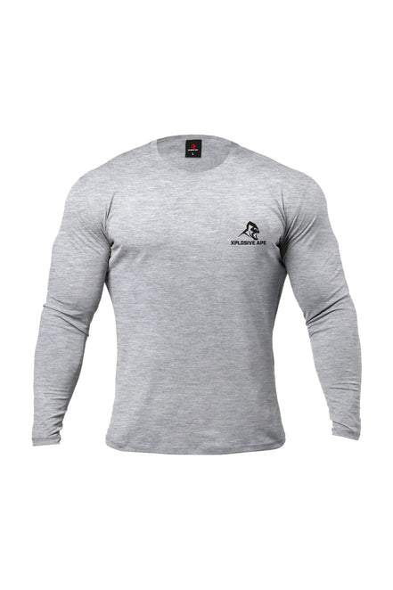 XAPE Futuristic Long Sleeve Tee - Sports Grey