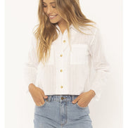 Sisstrevolution Island Tides woven top