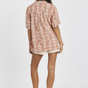 Sisstr Island Beauty SS Woven Top