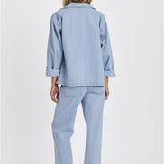 Sisstr Chore Oversized Denim Jacket with Pockets