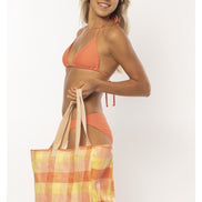 Sisstrevolution Beach Plaid Tote