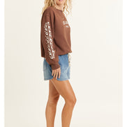 Sisstr Lucia Long Sleeve Fleece Crew