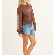 Sisstr Lucia Long Sleeve Fleece Crew