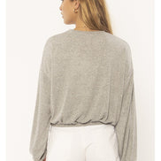 Sisstrevolution Surf check knit top