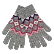 Ladies Wool Gloves | Winter Cute Fairisle Gloves for Cold Weather