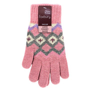 Ladies Wool Gloves | Winter Cute Fairisle Gloves for Cold Weather