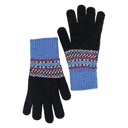 Mens Wool Gloves | Winter Cute Fairisle Gloves for Cold Weather