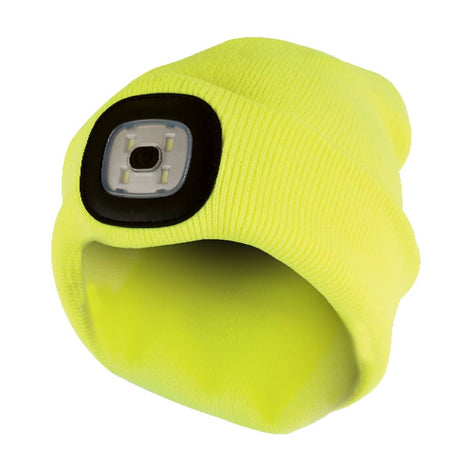 Ladies & Men's Winter Knit Beanie Hat with LED Light Torch