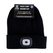Ladies & Men's Winter Knit Beanie Hat with LED Light Torch
