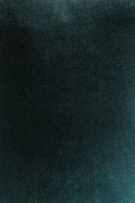 Ambrose Velvet Midi Dress in Green
