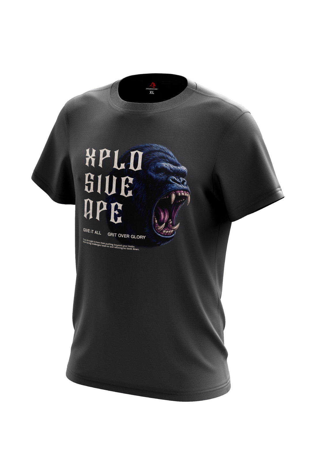 XAPE Grit Over Glory Tee - Charcoal