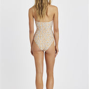 Sisstr Wave Garden Strapless One Piece Cheeky