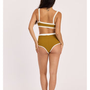 Sisstr Rising Tides High Waist Short Bikini Bottom