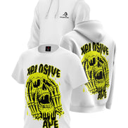 XAPE Grilled Cheese Hoodie & Tee Combo - White