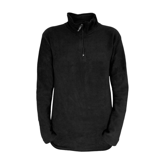 Ladies Microfleece 1/4 Zip Thermal Underwear Long Sleeve Top