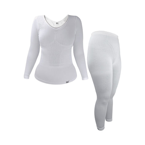 Cozy Women's Thermal Underwear Set: Long Sleeve Top & Long Leggings