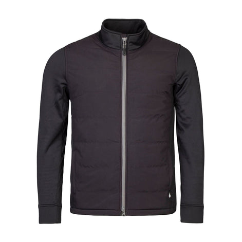 Men's Hybrid Fleece Lined Jacket Full Zip | Insulated Waterproof Coat