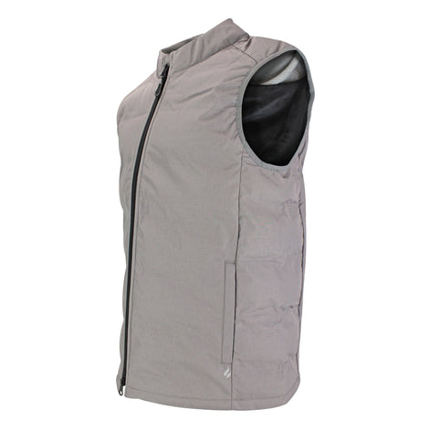 Men's Winter Insulated Gilet | Midweight Fleece-Lined Hybrid Vest Full Zip