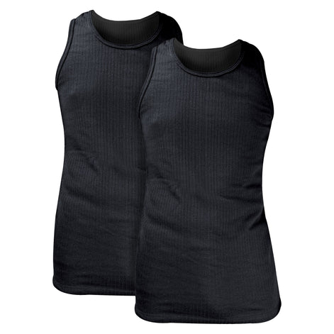 2 Pack Mens Sleeveless Thermal Top for Winter