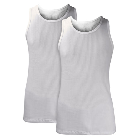 2 Pack Mens Sleeveless Thermal Top for Winter