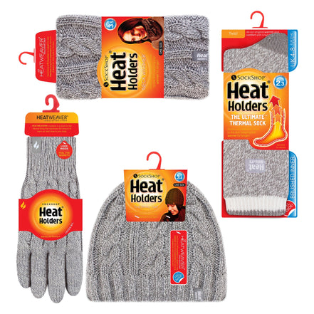 Ladies Winter Thermal Hat, Neck Warmer, Gloves & Socks Set