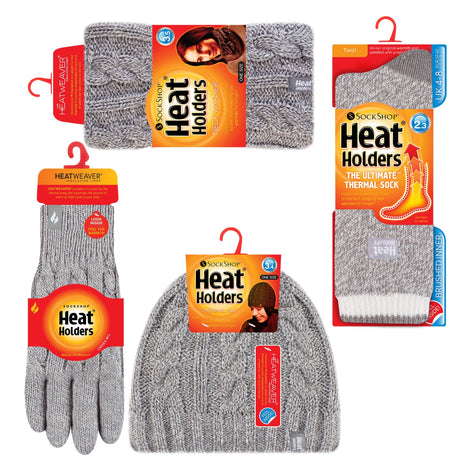 Ladies Winter Thermal Hat, Neck Warmer, Gloves & Socks Set