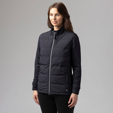 Winter Insulated Women's Hybrid Jacket | Fleece-Lined Waterproof Coat