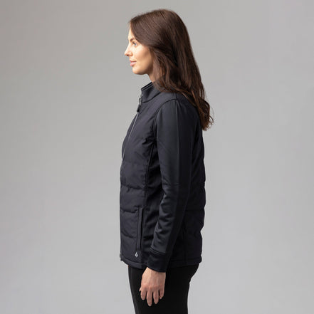 Winter Insulated Women's Hybrid Jacket | Fleece-Lined Waterproof Coat