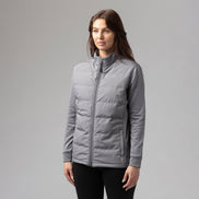 Winter Insulated Women's Hybrid Jacket | Fleece-Lined Waterproof Coat