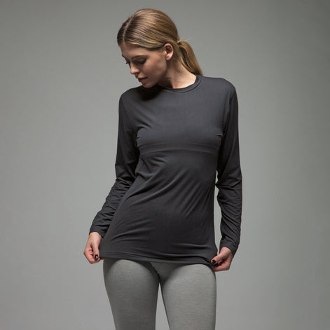 Ultra Lite Fleece-Lined Thermal Top for Women | Ladies Long Sleeve Thermal Top
