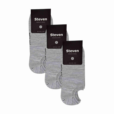 3 Pack Men's Merino Wool Invisible No Show Socks