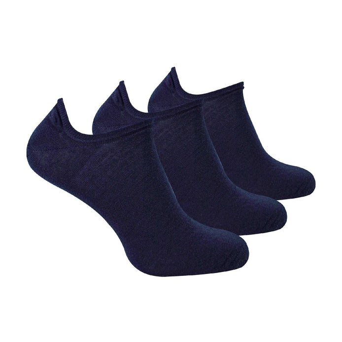3 Pack Men's Merino Wool Invisible No Show Socks