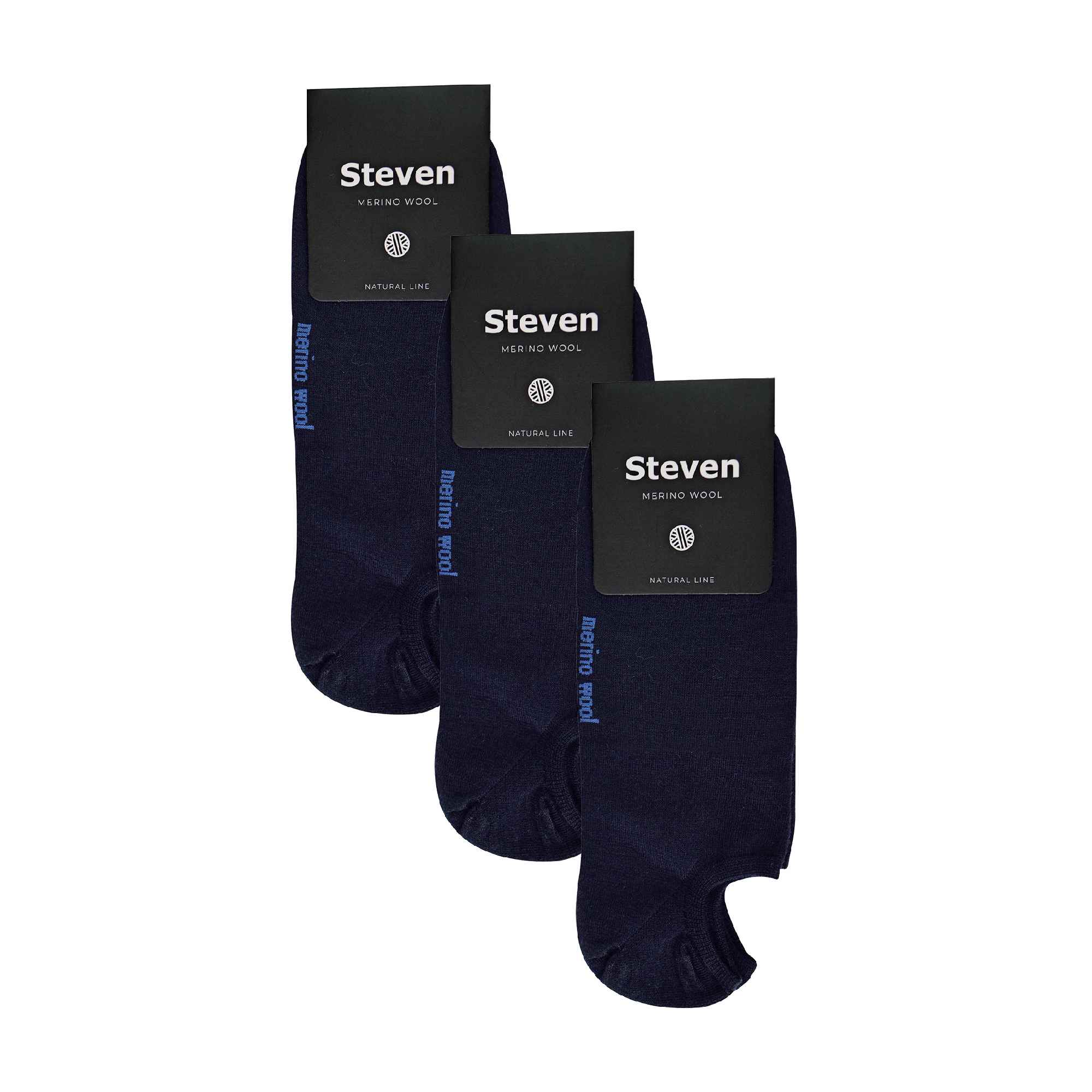 3 Pack Men's Merino Wool Invisible No Show Socks