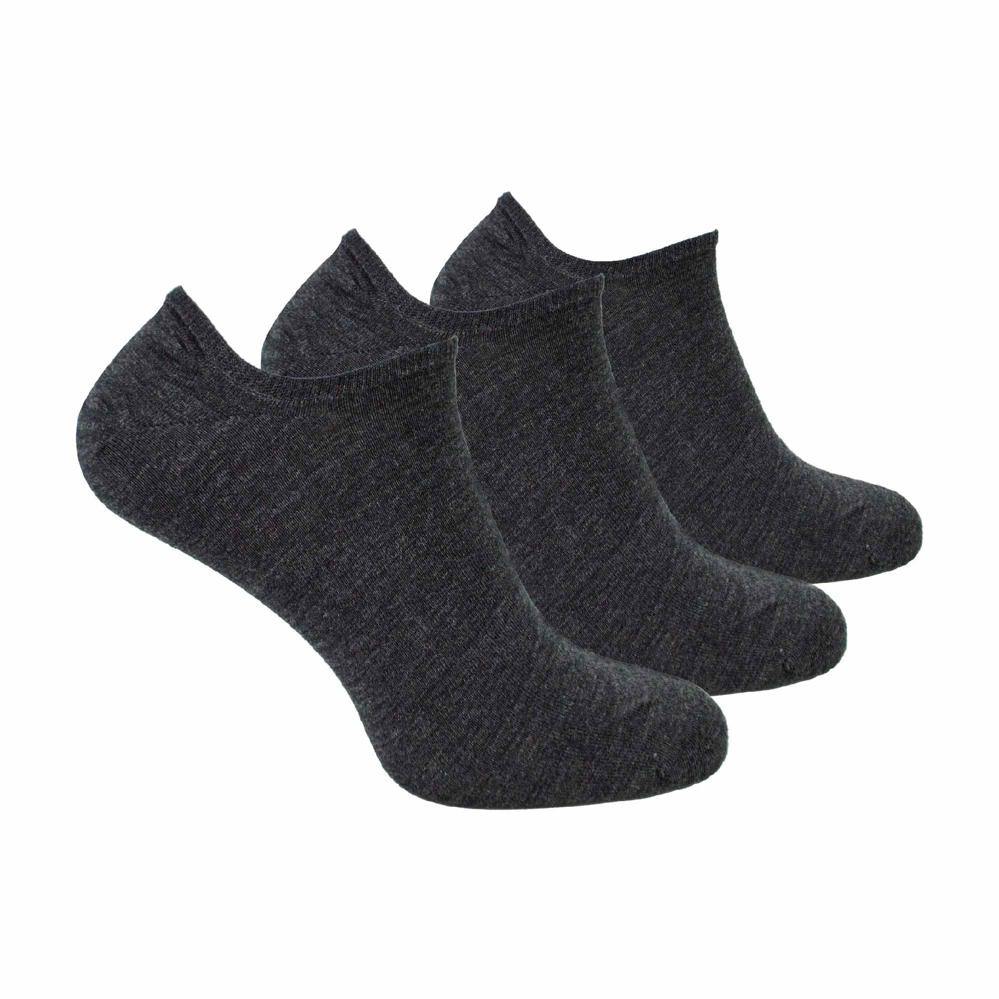 3 Pack Men's Merino Wool Invisible No Show Socks