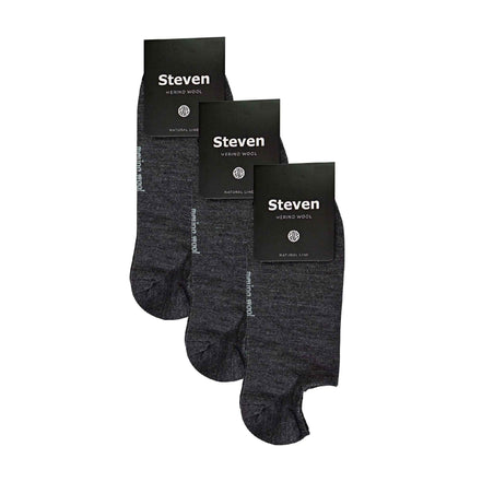 3 Pack Men's Merino Wool Invisible No Show Socks