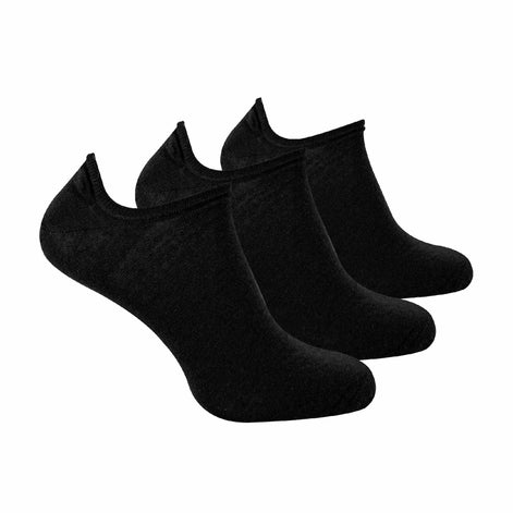 3 Pack Men's Merino Wool Invisible No Show Socks