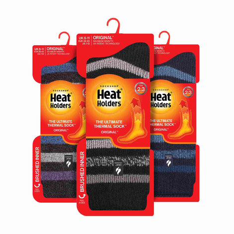 3 Pack Mens Insulated Thermal Socks for Winter