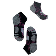 3 Pack Ladies Anti Sweat Ankle Sports Socks with Heel Padding