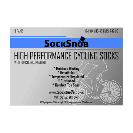 3 Pack Men's Anti Blister Sports Ankle Socks for Achilles