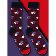 Floral Mens Dress Socks | Classic Flower Socks