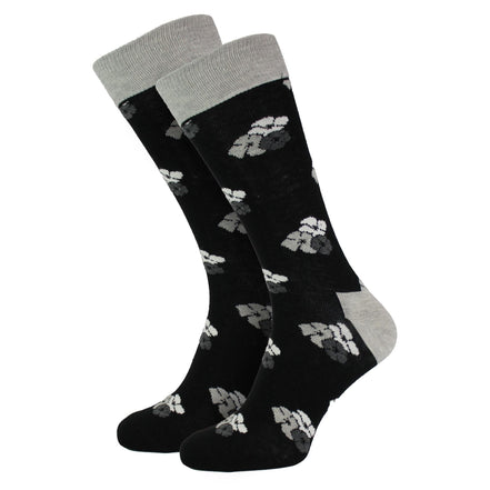 Floral Mens Dress Socks | Classic Flower Socks