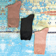 3 Pack Ladies Anti Odour Loose Wide Bamboo Socks with Non Elastic Top