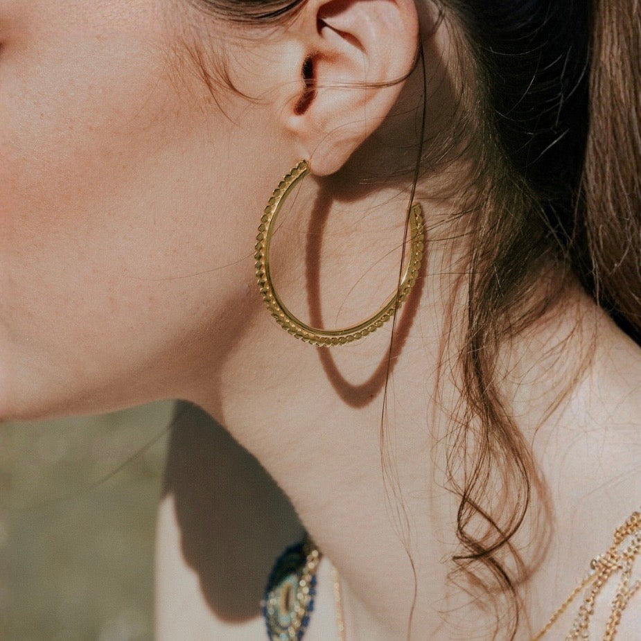 Large Etrusca Hoops