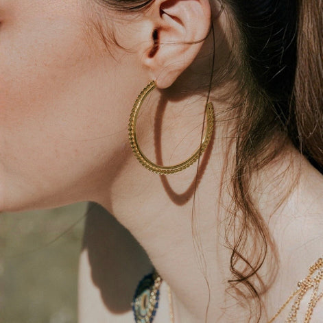 Large Etrusca Hoops