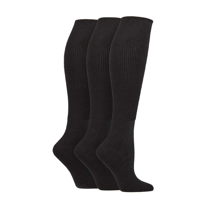 3 Pack Ladies Knee High Soft Bamboo Diabetic Socks